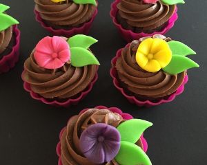 Cupcakes velikonoční kytičky