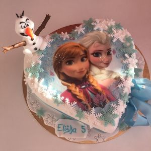 Dort srdce - Ledové království Anna a Elsa a figurka Olaf